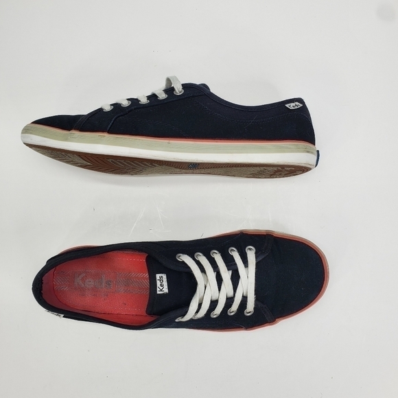 Keds Coursa Womens Shoes Blue 8.5 M Canvas Lace Up Low Top Tennis Sneakers - Picture 14 of 16